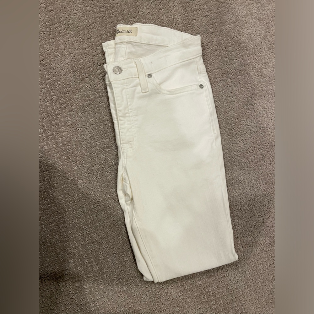 Madewell Women's Boot Cut Jeans - White